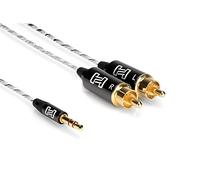 Hosa Drive Str Brkot 0.5m 3.5mm TRS-Dual RCA Cable