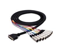 HosaTech DTM-805 5m DB25 to XLR3M Balanced Snake Cable