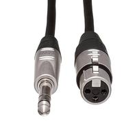 Hosa HXS-005 REAN XLR3F to 1/4" TRS Pro Balanced Interconnect Cable, 5 Feet