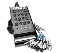 Hosa SH16X4-25 SH Series 25-Feet Stage Box Snake with 16 3-Pin XLR Send and 4 TRS Return Channels