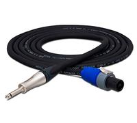 Hosa SKT-205Q Edge Speaker Cable, Neutrik speakON to 1/4 in TS, 5 ft, Black