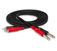 Hosa Stereo Intercon Dual 1/4Ints to Dual Rca4M