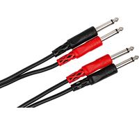 Hosa Stereo Interconnect Dual 1/4 in Ts to Same 2