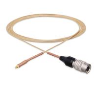 Hosa Technology Mogan Cable for Audio-Technica Wireless Bodypack Transmitters, Beige