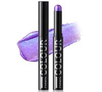 HOSAILY Duochrome Purple Blue Glitter Eyeshadow Stick, Holographic Color Shift Shimmer Chameleon Eye Shadow Brightener Pencil, Silky Smooth Iridescent Sparkle Inner Corner Eye Highlighter Fairy Makeup