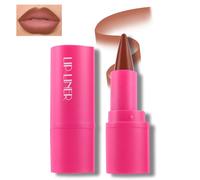 HOSAILY Gradient Lip Liner 2 in 1 Matte Nude Cream Volume High Pigmentation Easy to Use Durable Makeup Pen #03