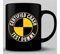 HOSALA -11Oz- Certified Crash Test Dummy Coffee Mug, Funny Get Well Soon Gifts, Sarcastic Sarcasm Gifts For Patient, Funny Injured Gifts, Ceramic Glossy Mug Gift For Family, Friend, Coworker