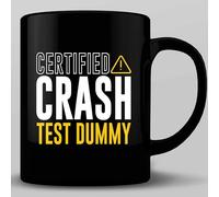 HOSALA -11Oz- Certified Crash Test Dummy Coffee Mug, Funny Get Well Soon Gifts, Sarcastic Sarcasm Gifts For Patient, Funny Injured Gifts, Ceramic Glossy Mug Gift For Family, Friends, Coworkers