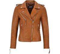 Hosanna Apparel LTD Leather Jacket (UK, Alpha, L, Regular, Regular, Tan)