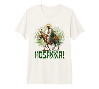 Hosanna! Christian Palm Sunday Jesus Riding a Donkey Premium T-Shirt