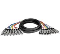 HosaTech 5m XLR-805 XLR3F to XLR3M Balanced Snake Cable