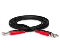 HosaTech CPP-202 2m Dual 1/4 inch TS to Same Stereo Interconnect Cable