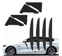 Hosawtek Car Door Corner Guards - 4 Pack Black Rubber Edge Protectors - Anti-Scratch and Dent Resistant - Universal Fit for All Vehicles