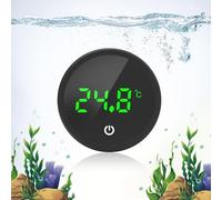 HOSCARER Fish Tank Thermometer Aquarium Thermometer Digital LED Wireless Precise Display ±1℃/±2°F Energy-saving Adhesive Fish Tank Accessories