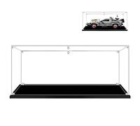 Hosdiy Acrylic Display Case for (Back to The Future Time Machine) Model - Compatible with Lego 10300 - Dustproof Box (Only Display Case)