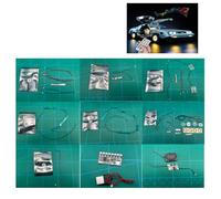 Hosdiy RC Sound LED Light Kit for (Delorean Back to The Future) Model - Compatible with Lego 10300 - Lighting Kit (Only Light, No Building Model) (RC Sound Light)