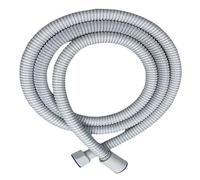 Hose 1.5m/ 2m /3m G1/2 Inch Flexible Shower Hose Stainless Steel Chrome Bathroom Water Head Extension Pipe Garden Hose(White,200cm)