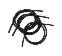 Hose 1M 29 Sizes 2mm to 25mm Food Grade Black Silicone Tube Rubber Hose Water Gas Pipe Garden Hose(1M_OD 6XID 4MM)