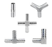 Hose 304 Stainless Steel Hose Tail Barb Connectors 6mm-12mm T Type Y Type Pipe Fitting Pagoda Tail Barb Connector(T tee,18mm)