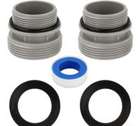 Hose Adapters for Intex Pool, 4560 40Mm Hose to 1-1/2 Inch Sand Pump Connector 4560 Conversion Kit (2)