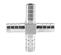 Hose Barb 304 Stainless Steel Hose Tail Barb Connectors 6mm 8mm 10mm 12mm T Type Y Type Pipe Fitting Pagoda Tail Barb Connector 1pc(8mm)