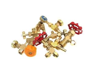 Hose Barb Brass Parallel Needle Micro Flow Control Regulating Valve Right Angle Female Thread 1/8 1/4 Oil Valve 8mm 10mm(1l4 Male to Female)