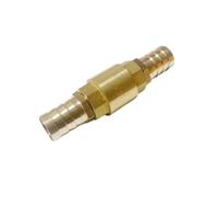 Hose Barb Brass Vertical Lift Spring Check Valve One Way Non-Return Valve for Water(12mm)