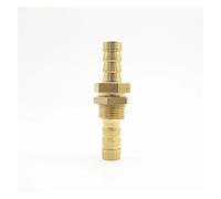 Hose Barb Bulkhead Brass Barbed Tube Pipe Fitting Coupler Connector Adapter(14mm OD)