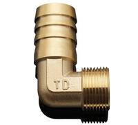 Hose Barb OD 6-25mm 90 Degree Male Thread 1/8" 1/4" 3/8" 1/2" 1“BSP Elbow Brass Barbed Fitting Coupler Connector Adapter Copper(4,13mm)