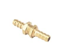 Hose Barbed Bulkhead Brass Pipe Fitting Connector for 8mm I/D Hose Water air Fuel YZWRWRMKTB