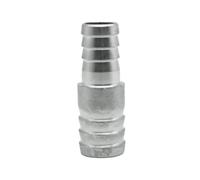 Hose Barbed Straight Connector, 304 Stainless Steel Pipe Fitting for Water Supply Irrigation Systems 1piece(20mmx40mm)