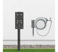 Hose Box & Hose Reel Holder - Free Standing & Stable - Compatible with Gardena®, Amazon Basic® & More - No Wall Mounting Required