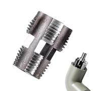 Hose change: durable tool, manual thread cleaner | robust metal, ergonomic handle, rust resistant tool for plumbing,