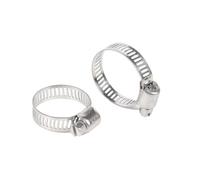 Hose clamp, 10pcs 304 Stainless Steel Adjustable 8-152mm Screw Worm Drive Pipe Clip Hoop Hose Fixed Tool(78 101 mm)