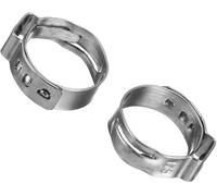 Hose clamp, 10pcs 304 Stainless Steel Adjustable 8-152mm Screw Worm Drive Pipe Clip Hoop Hose Fixed Tool(11.5 14.0 mm)