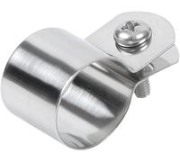 Hose clamp, 2/5/10pcs 304 Stainless Steel Grounding Clamp Pipe Horseback Bracket Buckle Hose,Dia.115mm(Dia.27mm(10pcs))