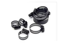 Hose Clamp Kit, 10pcs Stainless Steel Adjustable 6-38mm Range Worm Gear Hose Clamps Spring Pipe Clamp(19-29mm)