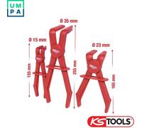 KS Tools Hose Clamp Pliers Set 90°, 3-Piece