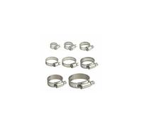 Hose Clamp Set 10 Piece Hose Clamps. Jubilee Clips set zinc plated