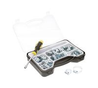 hose clamp set incl. 8mm socket wrench - 50-parts