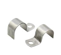 Hose Clamps, 1-5Pcs Stainless Steel P-Type Single Side Pipe Clamp