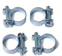 Hose Clamps, 10PCS/Set Stainless Steel Air Hose Clamp