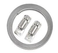 Hose Clamps DIY Screw Band Stainless Steel Adjustable with Fasteners Worm Gear Clip 12.7MM Width Garden Water Pipe(2M - 5 Snap)