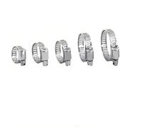 Hose Clamps,Pipe clamp, 2-10pcs/set All Size Stainless Steel 304 Worm Drive - Fuel Pipe Tube Clips Water(130 150mm 2pcs)
