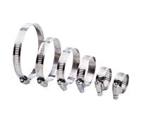 Hose Clamps,Pipe clamp, 6mm-57mm Stainless Steel Mini Fuel Line Pipe Clip Optional Size for Air Hose Water Pipe Fuel Hose Silicone,(10 16mm)