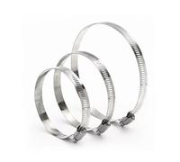 Hose Clamps, Stainless Steel s3pcs Adjustable Drive Fuel Line(52 76 mm)