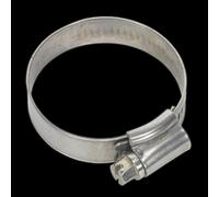 Sealey Stainless Steel Hose Clips 32mm - 44mm Pack of 10