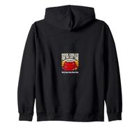 Hose Coiled For The Last Time Retired Firefighter Zip Hoodie