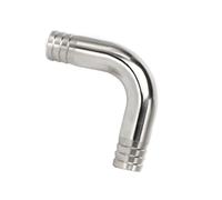 Hose Connector 90 Degree Elbow Pipe, Fit Tube ID 12.7/16/19/25/32/89mm Barbed Hose, 304 Stainless Steel Sanitary Tubing 1pc(89mm)