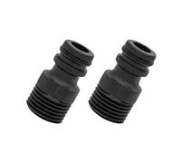 Hose Connector Connector Hose 1/2" Thread Connector Threaded Tap Adaptor Water Hose Quick Pipe Connector Nipple Pipe Extension Accessories
